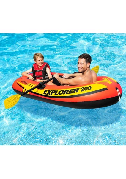 IB58331 Intex Explorer Bot 200 Set (Kürek Pompa) 185X94X41 cm
