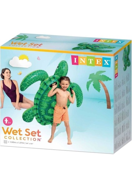 Renkli Çocuk Kaplumbağa Binici Yüzme Oyuncağı 150x127 cm, 1+ Yaş, TR fiyatları