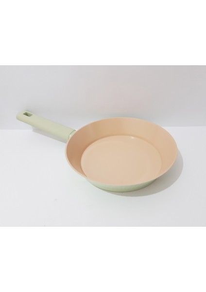 24 cm Tava Indüksiyon Tabanlı Yapışmaz Tava Kızartma Tavası Derin Pişirme Tava