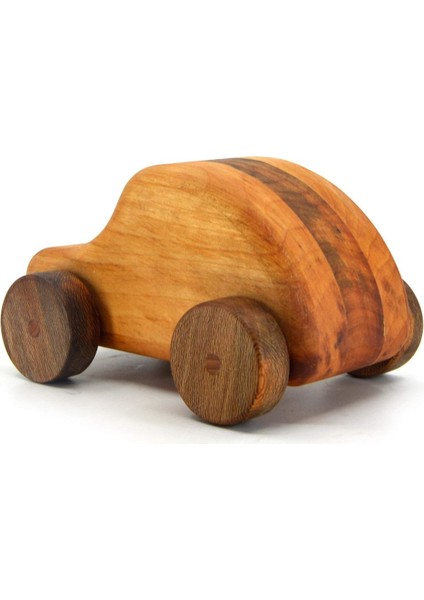 Doğal ahşap vintage oyuncak, sıcak kahverengi, 1 parça, 3+ yaş için mükemmel seçim fırsatları