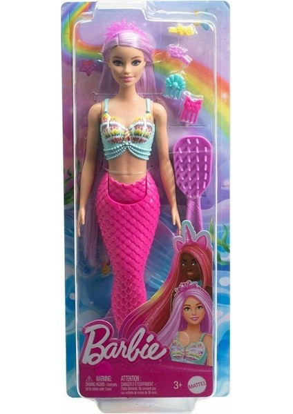 HRR00 Barbie Uzun Saçlı Muhteşem Deniz Kızı