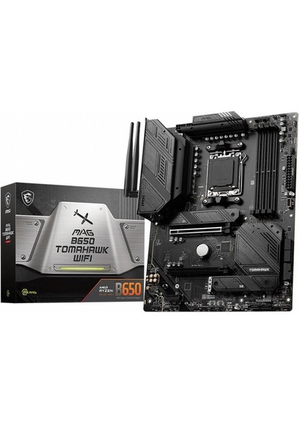 Msı Mag B650 Tomahawk Wıfı Ddr5 6600(OC)MHZ M.2 Atx Am5