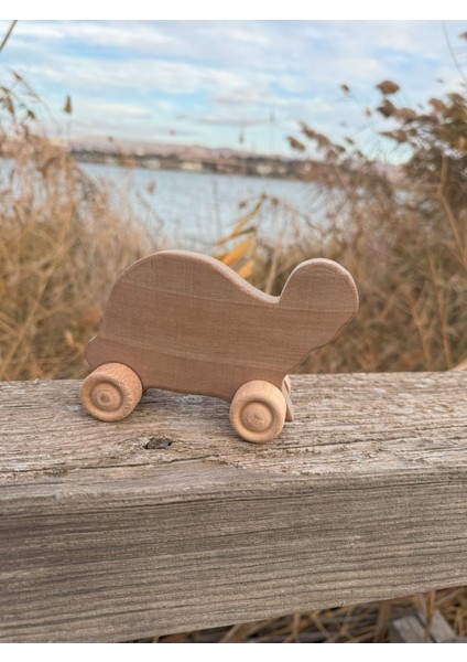 Renkli Ahşap Tekerlekli Kedi Oyuncağı, Dayanıklı ve Sevimli Çocuklar İçin modelleri