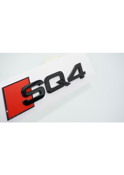 Sq4 Siyah Abs 3m 3D Bagaj Logo Audi Ile Uyumlu