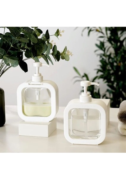 300 ml Dikdörtgen Plastik Sabunluk, Beyaz, Modern ve Şık Tasarım fiyatları