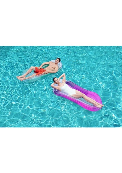 Mor şık ve rahat fileli deniz yatağıyla plajda konforun tadını çıkarın indirimleri