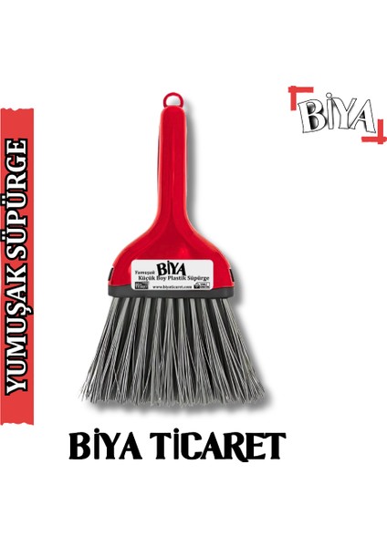 Küçük Plastik Süpürge - Yumuşak