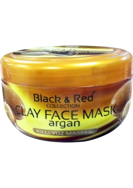 Black&red Argan Yağlı Killi Yüz Maskesi 400 gr