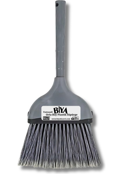 Orta Plastik Süpürge - Yumuşak