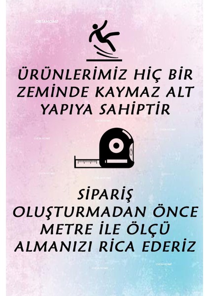 Su emici tiftik desenli kaymaz banyo takımı ve paspas, 60x100, polyester, siyah
