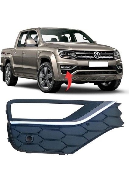 2H6807490A Ryp Sıs Kapagı Sıslı Kromlu Sensorsuz Sag Amarok 2018>>