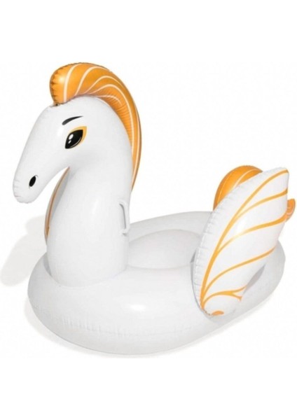 159x109cm canlı sarı binici oyuncak, şık ve kaliteli, 3+ yaş çocuklar için ideal