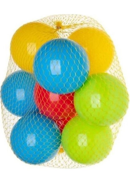 7 cm Renkli Havuz Topları, 10'lu Paket, Eğlence ve Spor İçin Renkli Toplar