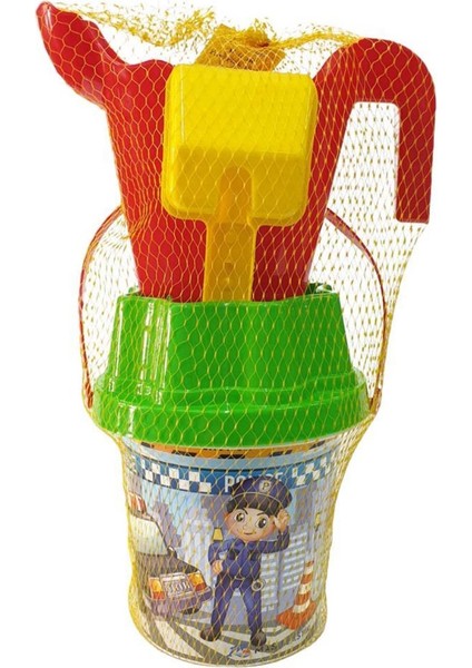 Renkli küçük kova seti, 4 aksesuar, şık ve kullanışlı, ev ve bahçe için ideal modelleri