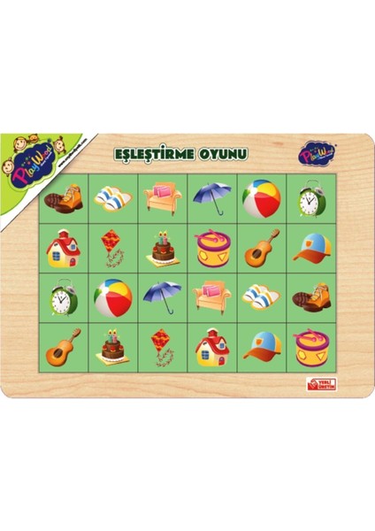 Renkli Ahşap Eşleştirme Oyunu Çocuklar İçin Eğlenceli ve Öğretici, 0-2 Yaş