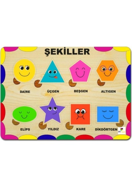 Ahşap Eğitici Puzzle Meyve Sebze Sayılarli 4’lü Set, Çocuklar İçin Eğlenceli Öğrenme fırsatları