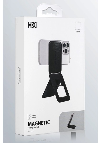 3 Modlu Standlı Magnetik Kartlık Mag Wallet Iphone 12 13 14 15 16 Pro Max Deri Cüzdan Manyetik HD003