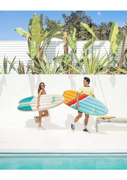 Şişme Sörf Deniz Yatağı -Şişme Deniz Yatağı Sörf-Surf Şişme Yatak-Şişme Sörf Yatak 178X69 Cm.