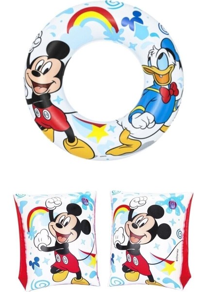 Güven Oyuncak Mickey Mouse Temalı Deniz Simidi ve Kolluk