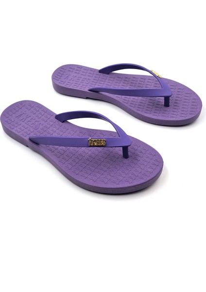 TP201 Mor Renk Flip Flop Kadın Parmak Arası Plaj Terlik