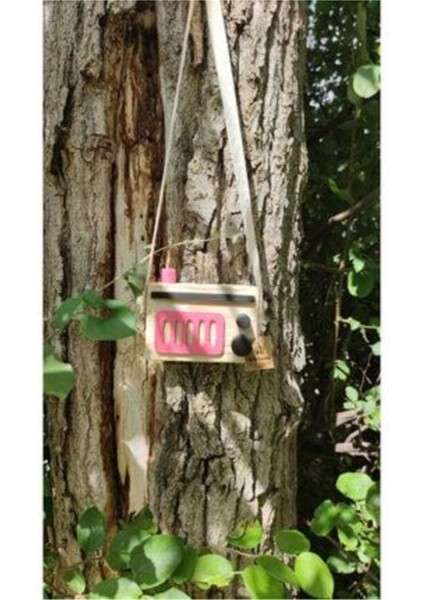 Ahşap Çocuk Dekoratif Radyo, Nostaljik Askılı Oyuncak, Gül Kurusu Pembe, Tüm Yaşlar için fiyatları