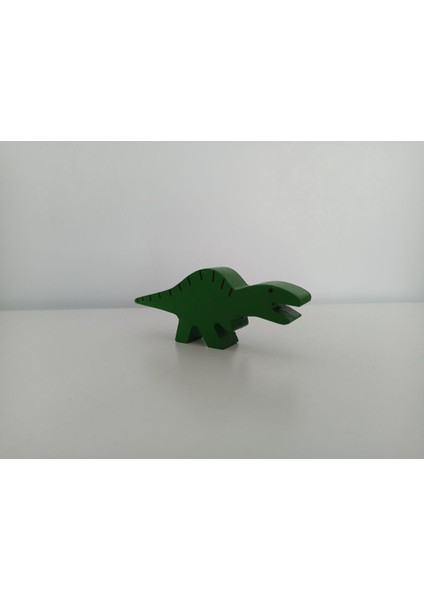 Ahşap Oyuncak Dinozorlar - Yeşil Dinozor