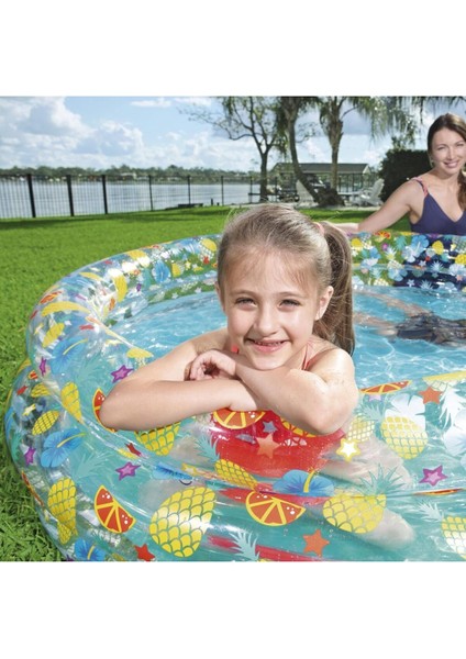 Renkli çocuk yüzme havuzu 170x53 cm, eğlence dolu anlar için ideal fiyatları