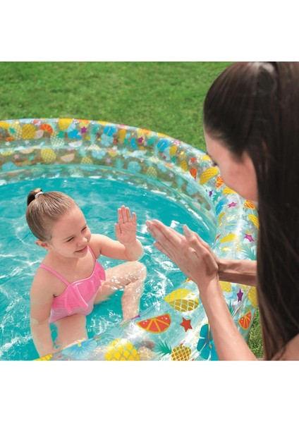 Renkli çocuk yüzme havuzu 170x53 cm, eğlence dolu anlar için ideal modelleri