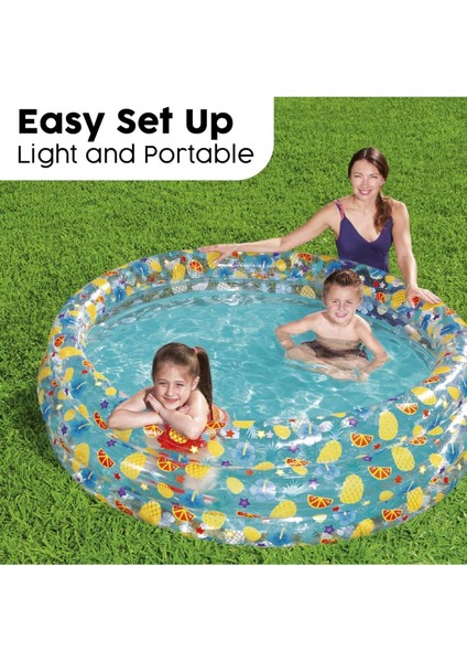 Renkli çocuk yüzme havuzu 170x53 cm, eğlence dolu anlar için ideal fırsatları