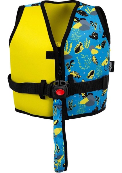 Mavi Çocuk Yüzme Yeleği, Rahat ve Güvenli Tasarım, 2+ Yaş, TR Menşei