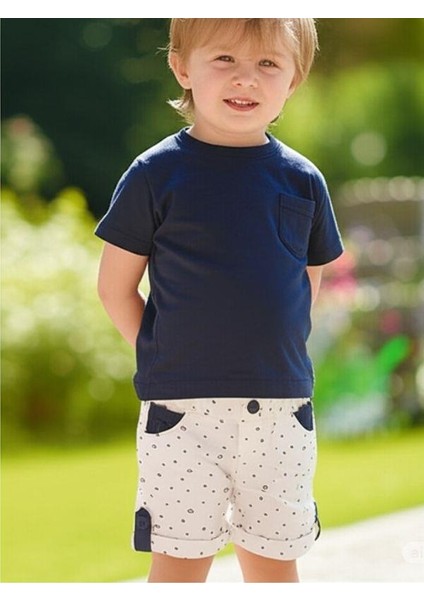 Erkek Bebek Pamuklu Desenli Şort modelleri