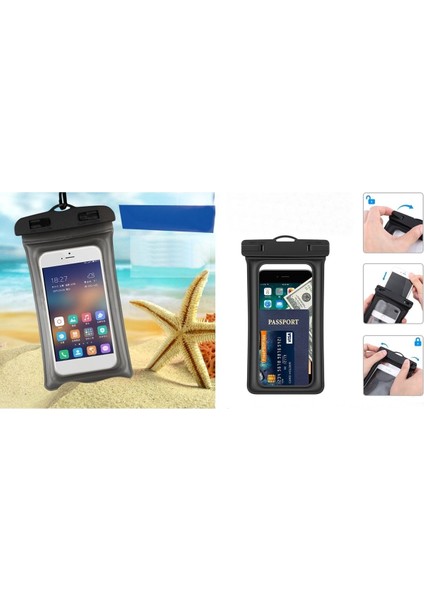 Kırmızı su geçirmez, balonlu telefon kılıfı, sualtı koruyucu, 3+ yaş için. indirimleri