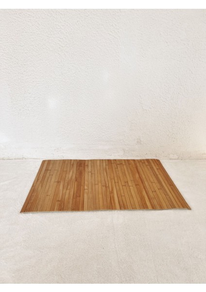 Bambu Kaydırmaz Tabanlı Banyo Paspası 70x45cm, şık ve güvenli kullanım sağlar modelleri