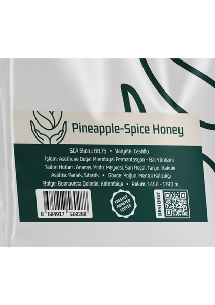 Pineapple- Spice Honey Kahve fiyatları