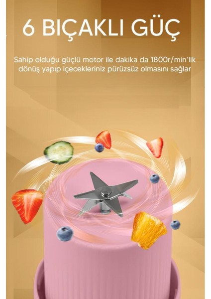 Şık Tasarımlı Şişe Shaker 420 ml Pembe