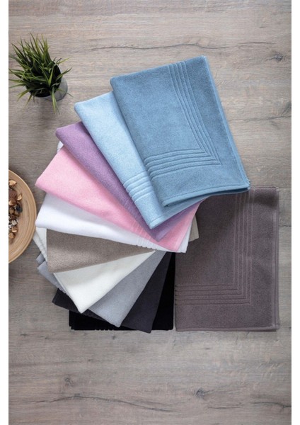 Yumuşak ve şık 2'li bej pamuk ayak havlusu seti 50x70 cm, kalın ve kaliteli malzeme fiyatları