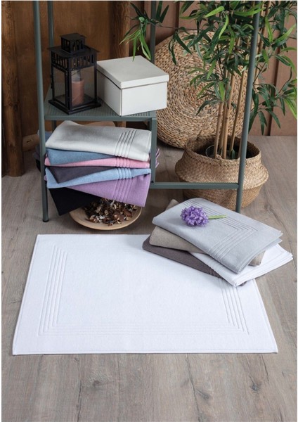 Yumuşak ve şık 2'li bej pamuk ayak havlusu seti 50x70 cm, kalın ve kaliteli malzeme modelleri