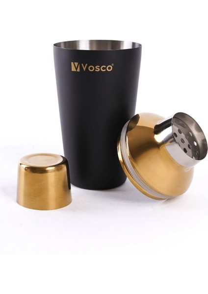 3 Parça Altın Renkli Paslanmaz Çelik Kokteyl Seti, Şık ve Kullanışlı Takım fırsatları