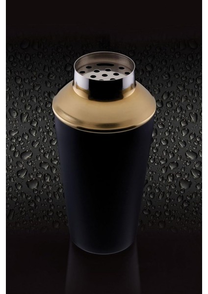 3 Parça Altın Renkli Paslanmaz Çelik Kokteyl Seti, Şık ve Kullanışlı Takım