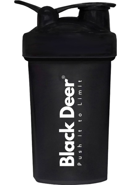 Shaker Karıştırıcı Sporcu Protein Shaker 550 ml Siyah