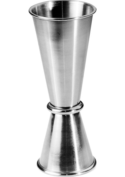 Jigger Kokteyl Ölçü Kabı Çift Taraflı 3/6cl Paslanmaz Çelik Gri RA321