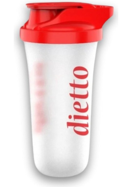Kırmızı Shake Şekillendirici, Pratik ve Şık Tasarım, 500 ml Plastik Hacim
