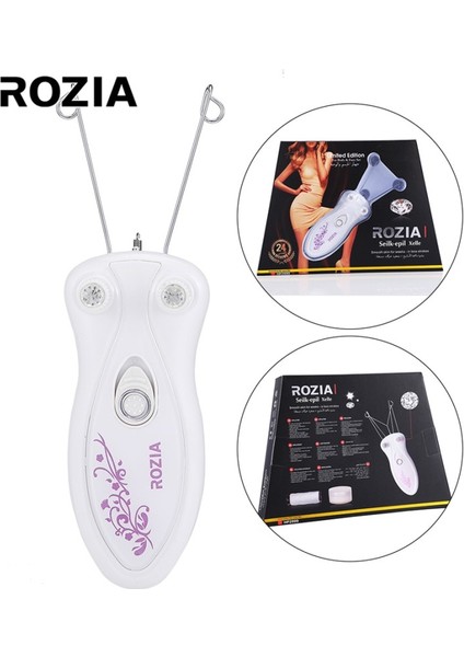 Rozia Profesyonel Epilatör Ipli Tüy Alma Makinesi Epilasyon Aleti