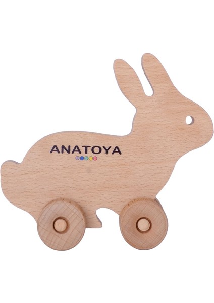 Ahşap Iki Boyutlu Tavşan - Anatoya
