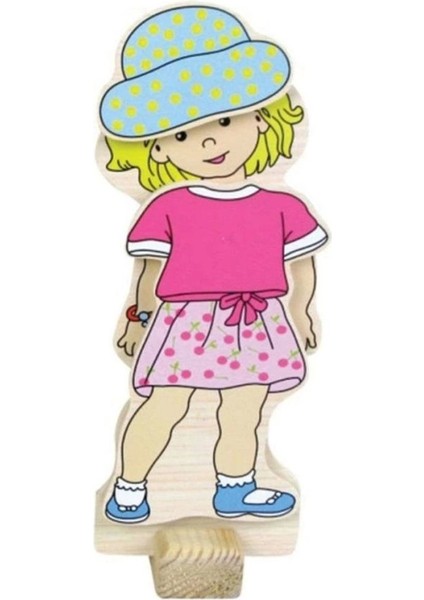 Nessiworld CS-6817 Ahşap Elbise Giydirme Oyunu -Chiva