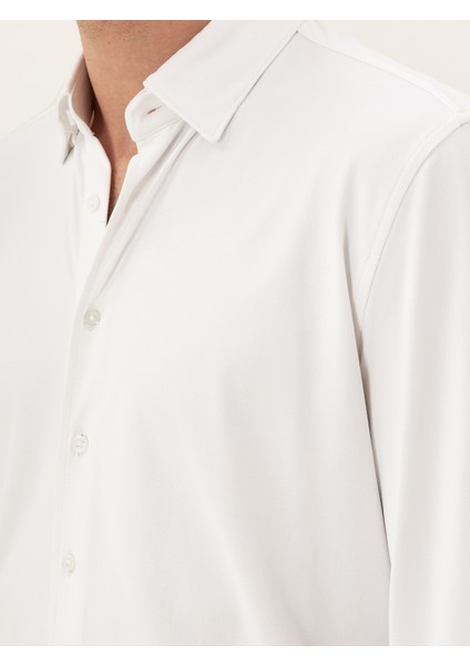 Erkek Beyaz Slim Fit Gömlek 50286260-VR013