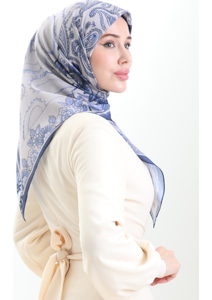 Etnik Desen Soft Eşarp 90200-04 Lacivert fiyatları