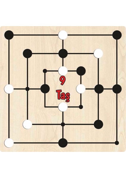 Ahşap 9 Taş Oyunu, Zeka ve Strateji Oyunu