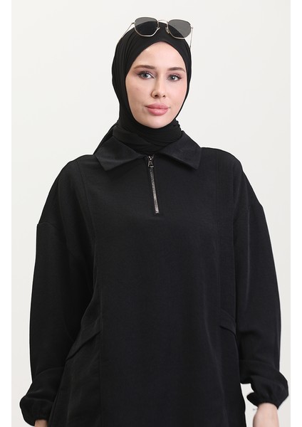 Spor Tunik Pantolon Ikili Takım 5090-02 Siyah