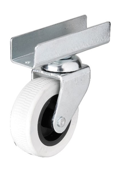 Hts 323 - 50X20 mm Gri Uzun U Tablalı Teker 4 Adet